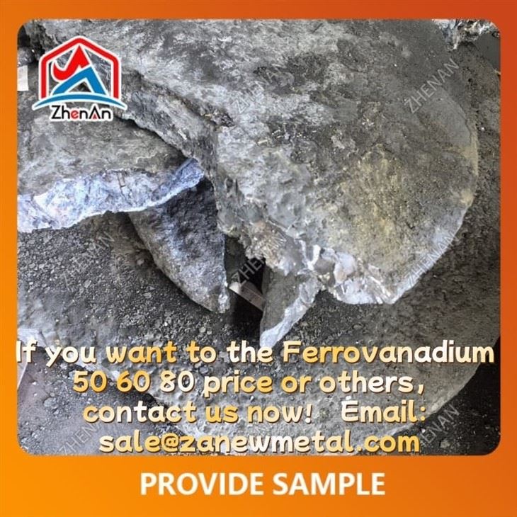 50-100 mm Pure Ferro Vanadium 60 Lumps suppliers